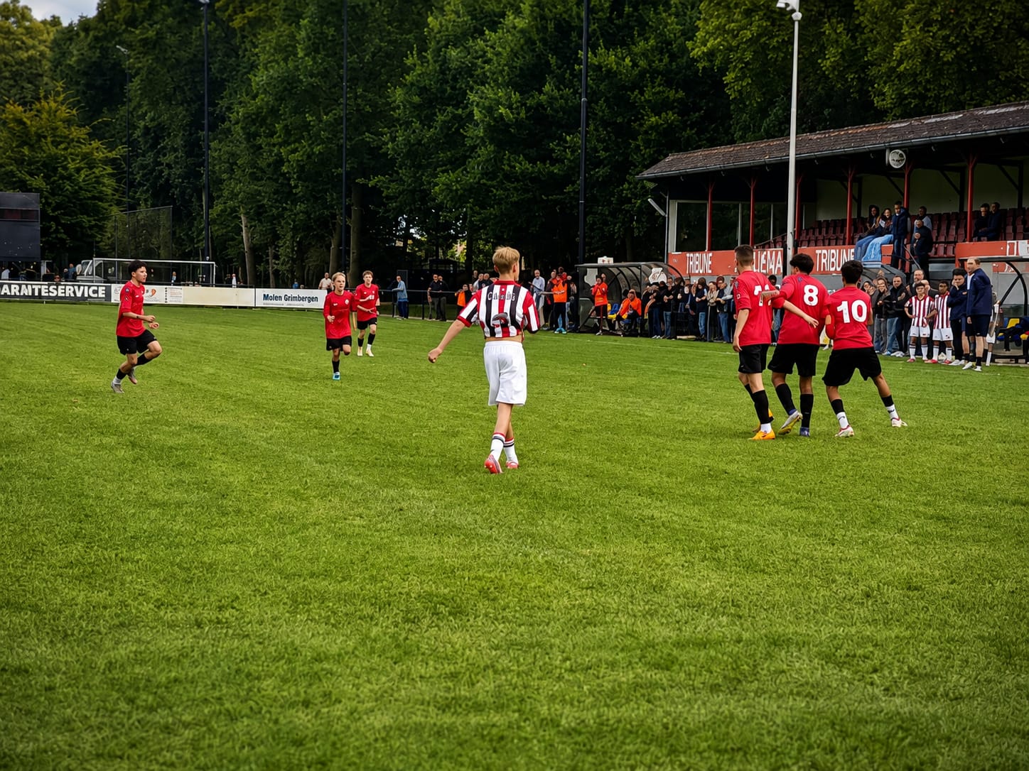 Mooie voetbalavond op Sportcomplex Spoordijk
