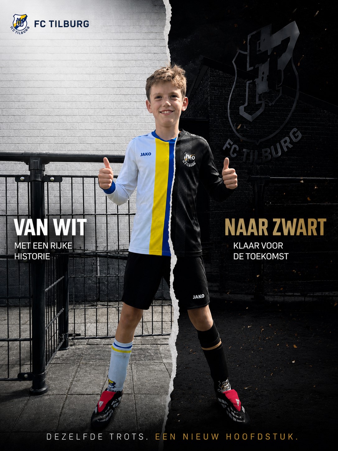 FC Tilburg stapt gefaseerd over naar nieuw clubtenue