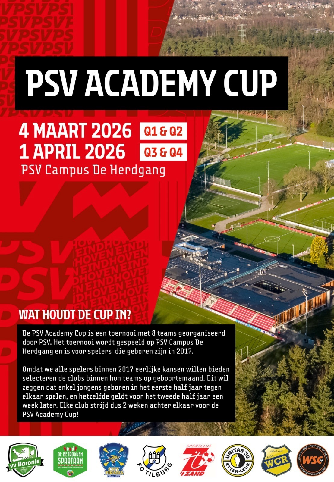 FC Tilburg trots: Uitnodiging voor de PSV Academy Cup!
