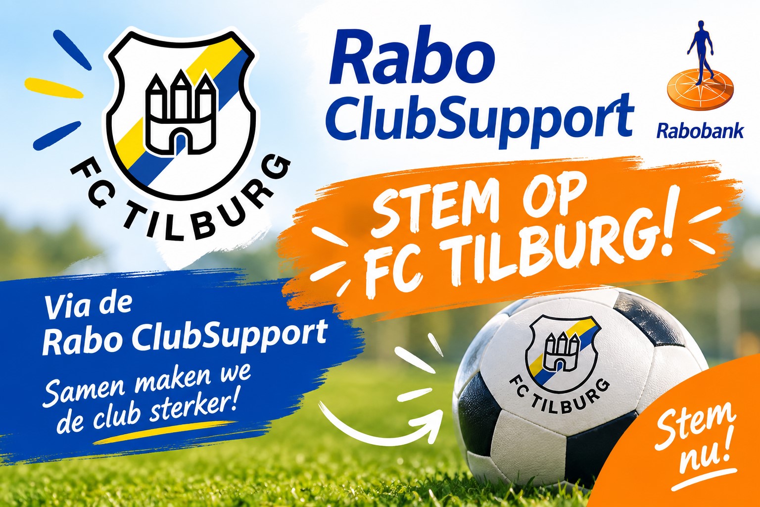 Steun FC Tilburg met Rabo ClubSupport!