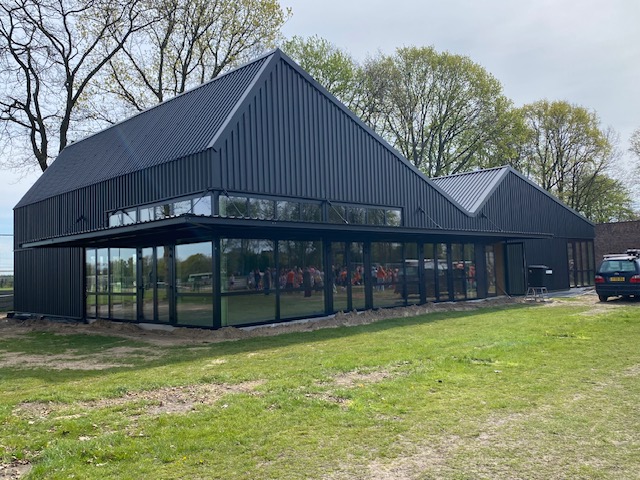 Voortgang nieuwbouw clubgebouw