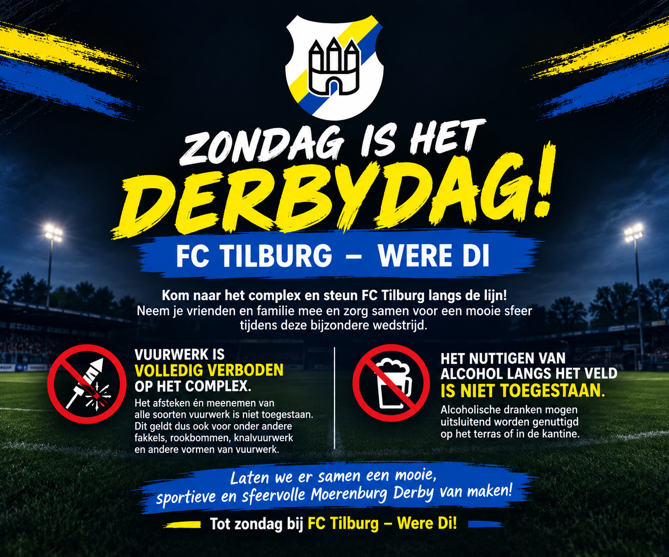 Zondag is het derbydag!